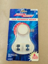 PRESS N GRIP TWIN TOOTHBRUSH HOLDER - SUCTION GRIP - PNG53TBW-0