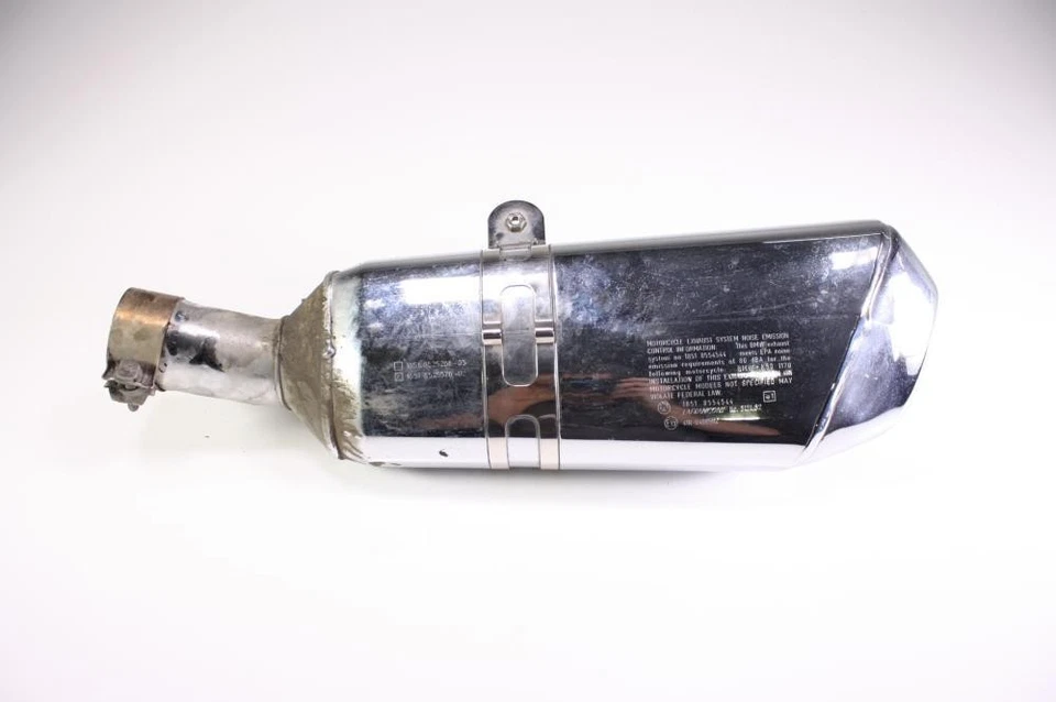 Silenciador tubo escape 16 BMW R1200RS, lata cromada Foto 4 de 4