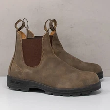 Blundstone 585 Rustic Brown Chelsea Boots, Women's 9.5 US (6.5 AU)