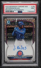 2023 Bowman Chrome Prospect Mega Box Jefferson Rojas PSA 9 MINT Auto 14dq