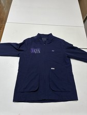 FIGS Sebina Scrub Jacket Small Navy Technical Collection Medical Healthcare Work