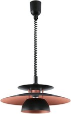 Image of EGLO 31666 Brenda Pendant Light in Black and Copper