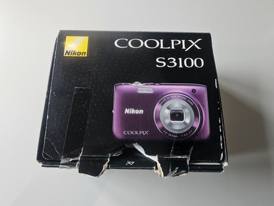 Nikon Coolpix S3100 14MP DigitalKamera in OVP | Lila