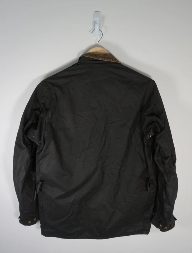 Barbour International Original Black Waxed Jacket Size 42/ large, photo 3 of 5