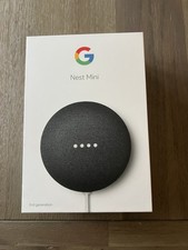 Google Nest Mini Smart Home Speaker 2nd Gen, GA00638-US, Chalk, Brand New