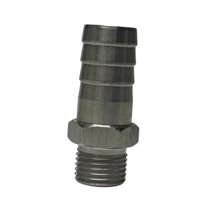 M16X1.5 Male Thread To 16mm 5/8  Hose Barb Stainless Steel Fitting Adapter