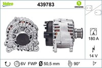 Lichtmaschine Generator Lima Valeo Origins - New O.E. Technologie 439783 FüR Vw