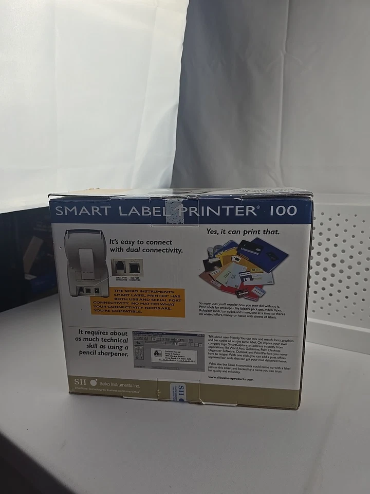 Seiko Smart Label Printer Model SLP 100 - 1 Inch Model New - Image 4 of 4