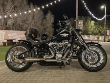 Fit 2012-2017 Harley Davidson Dyna Fat Bob FXDF Full System Custom Exhaust 2-1