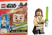LEGO Star Wars Qui-Gon Jinn Minifigure Jedi 75383 Sith Infiltrator Episode I NEW