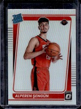 2021-22 Panini Donruss Optic Alperen Sengun Holo Prizm Rookie RC #169 Rockets