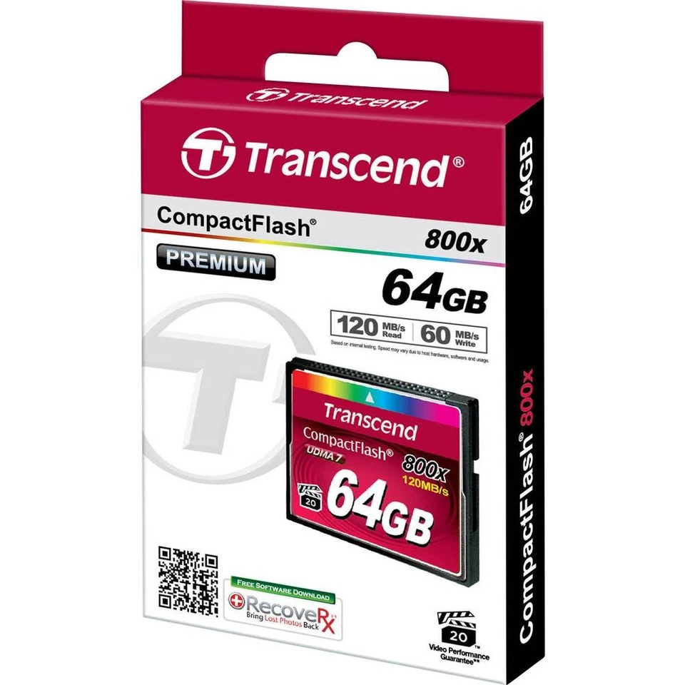 Transcend Premium 800x CF-Karte 64 GB - Bild 2 von 2
