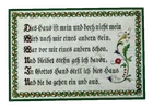 Nostalgie Holzschild Dies Haus Ist Mein & Doch Nicht Mein Gottes Hand Schild