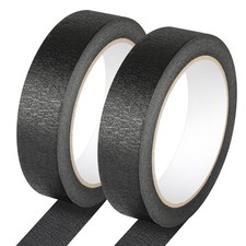 G GEYYANG 2 Pack Black Painters Tape - Masking 1 Inch Wide -
