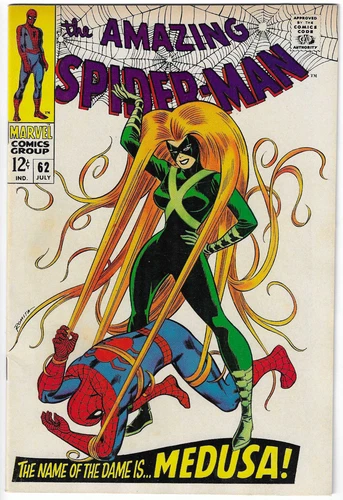The Amazing Spider-Man #62 HIGHER GRADE FN/VF  (Marvel Comics July 1968)