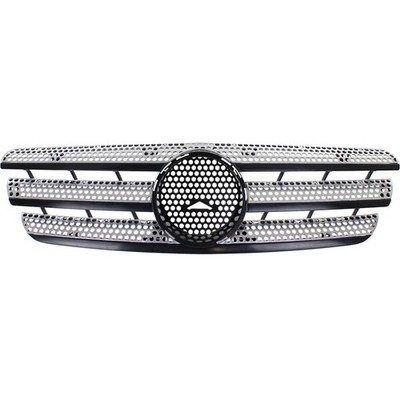 Grille For 2003-2005 Mercedes Benz ML350 2002-2005 ML500 Silver Plastic