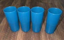 Tupperware Blue Stacking Tumbler ☆ 2413E ☆ Made In The USA EEUC