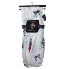 Ed Hardy Printed Plush Oversized Throw Blanket White Pink Polka Dot Tattoo Art