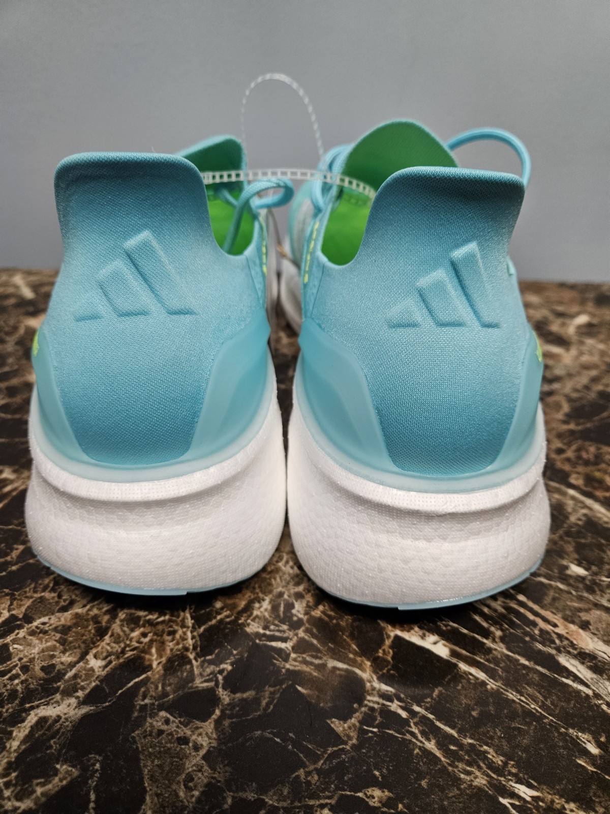 New Adidas Ultraboost 5 Strung Running Shoes Flash Aqua White JQ2936 Men’s 11.5 thumbnail 4