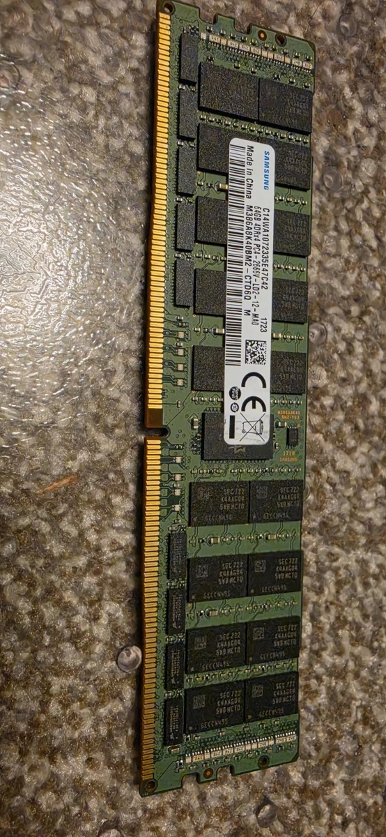 Samsung DDR4 SDRAM 64 GB Total Capacity Memory (RAM) for sale | eBay