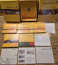 Rosetta Stone Spanish Spain Level 1 2  3 Version 3 PC Mac CD-ROM Software Boxed