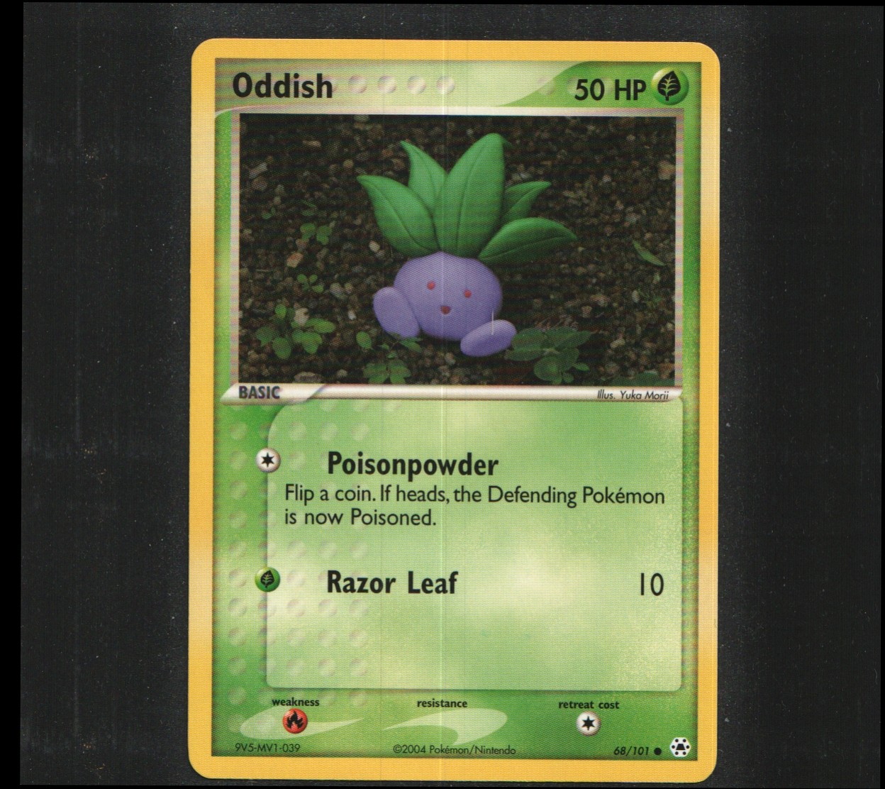 Oddish Common Hidden Legends 68/101 NM Yuka Morii