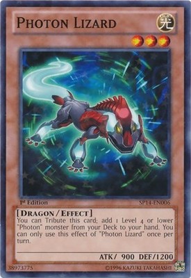 Photon Lizard (Starfoil) 1st Edition [SP14 - SP14-EN006] LP YuGiOh