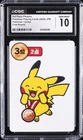 2025 POKEMON PLAYING CARDS JPN 3RD PLACE PIKACHU CGC 10 GEM MINT