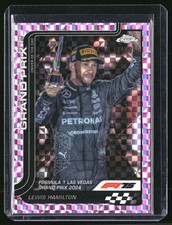 2025 Topps Chrome Formula 1 F1 Lewis Hamilton Pink Checker 179/250 #143