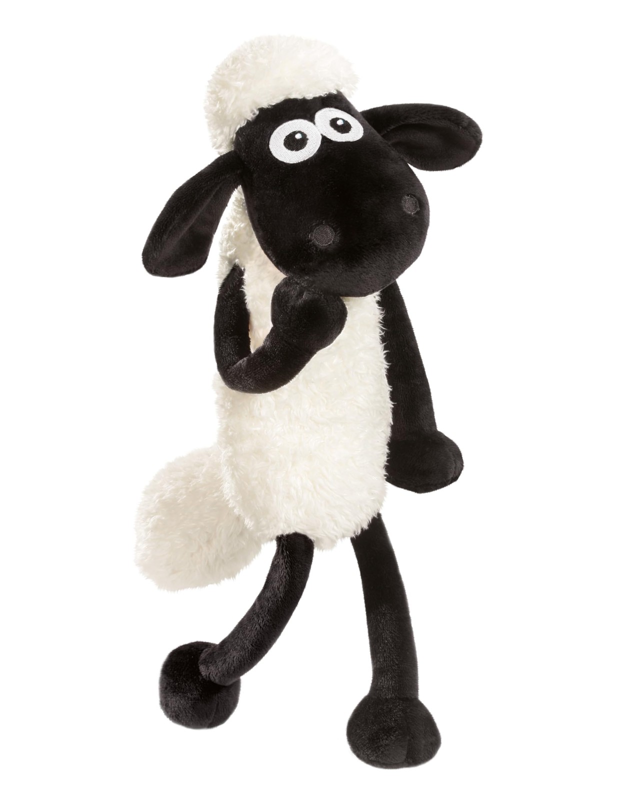 Peluche Shaun Le Mouton 25cm Blanc en velours de qualité supérieure