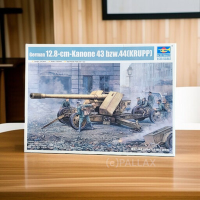 TRUMPETER 02317 GERMAN 12.8-CM-KANONE 43 bzw. 44 (KRUPP) 1:35 / 2010