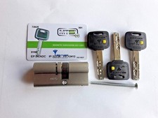MUL-T-LOCK MT5+ High Security Euro Cylinder Lock .3 Keys and ID Card