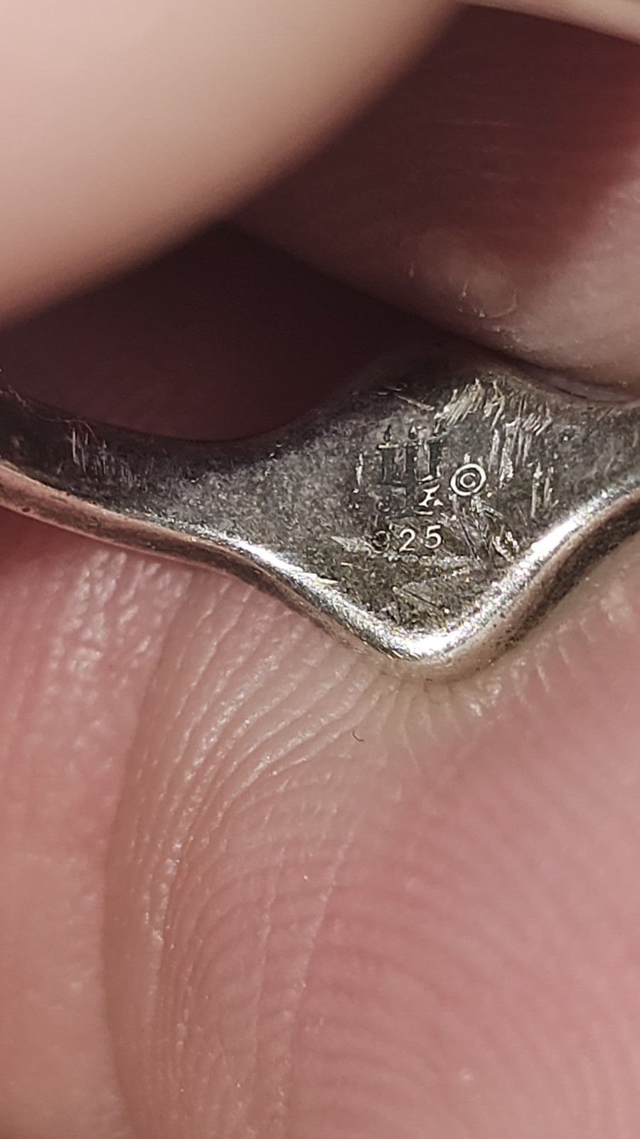 James Avery Script Initial Letter "J" Ring Sterli… - image 5