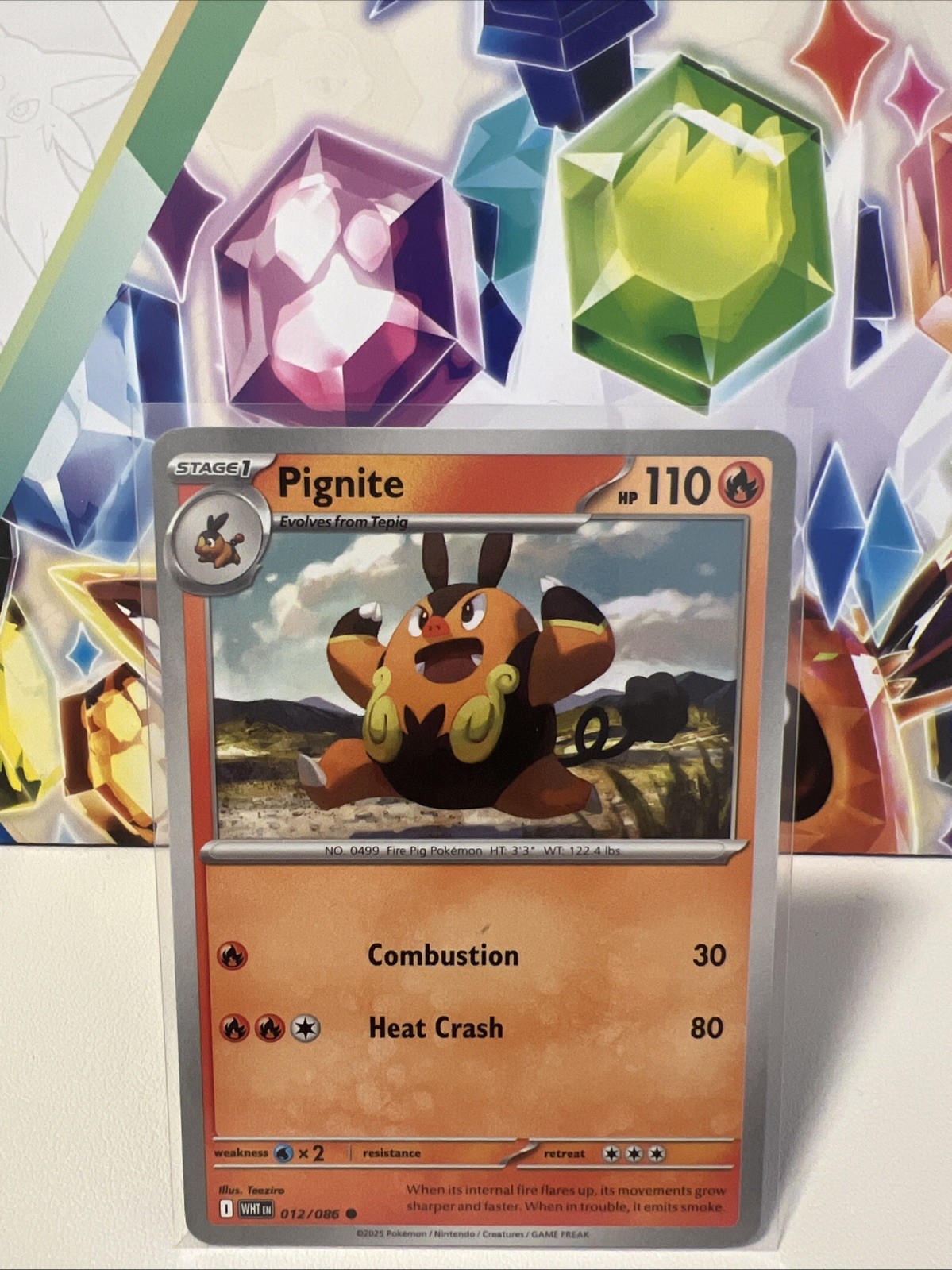 Pignite 012/086 Common Regular - Pokemon TCG White Flare - NM