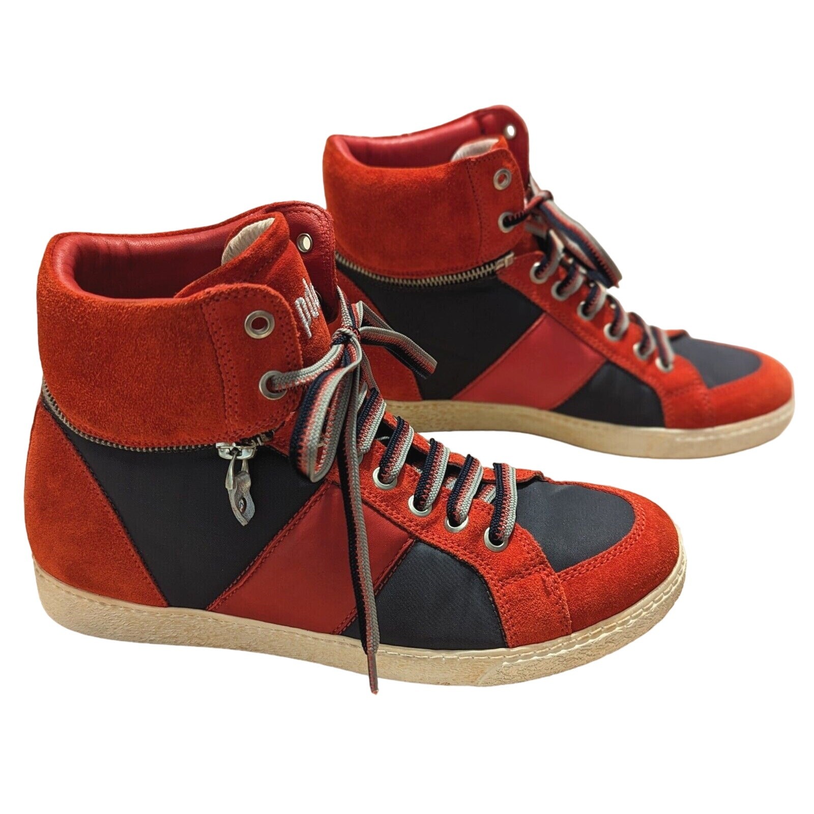 PANTOFOLA D’ORO DOP Pantofola D'Oro Nappa Rosso Convertibile Sneakers Italiane Donna US 8 EU 39