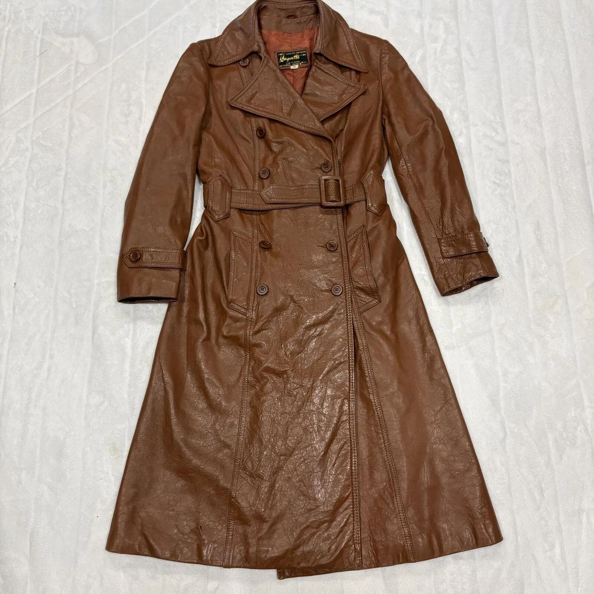 leather trench coat products for sale | eBay