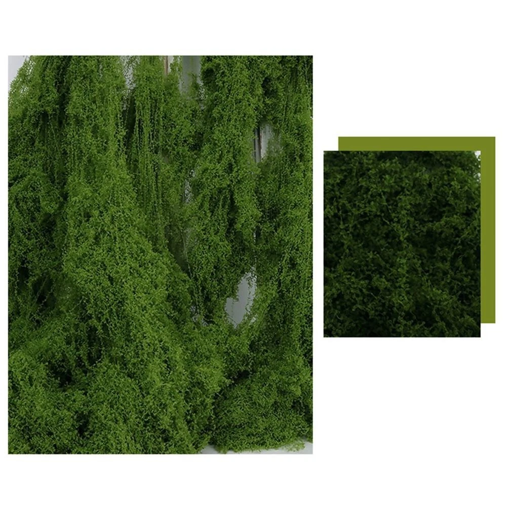 2 Pezzi Muschio Artificiale Verde Per Decorazioni Pasquali – Erba Decorativa Finta Per Acquario, Presepe E Lavoretti Creativi