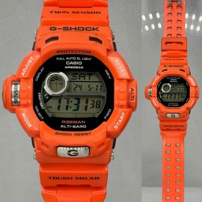 [NEAR MINT] Casio G-Shock Riseman G-9200R-4 Tough Solar Limited Orange