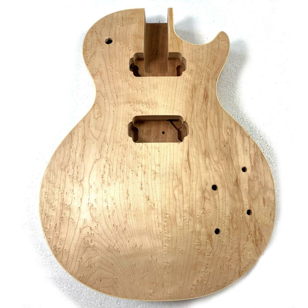 Musoo Project Electric Guitar Kit W/birdeyes Maple Top (2cm3cm) by CNC