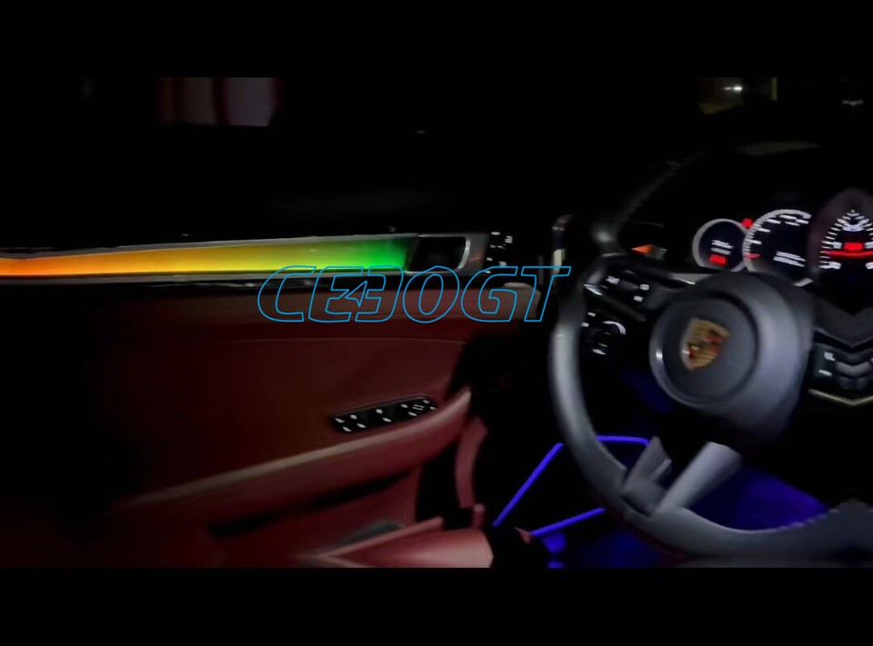 64 Colors LED Atmosphere Light Shadow style For Porsche Panamera minor ...