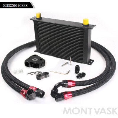 FIT FOR BILLET LS3 LS2 LS1 LSX VE HSV 25 ROW OIL COOLER KIT + SANDWICH PLATE NEW