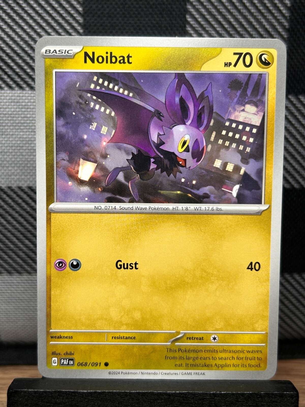 Pokemon TCG: Noibat 68/91, Paldean Fates
