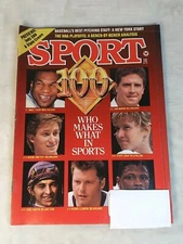 Sport 100 Magazine June 1989 Who Makes What Tyson Gretzky Santos Marino Graf 