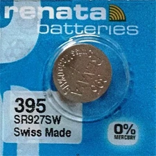 395 RENATA WATCH BATTERIES SR927SW New packaging Authorized Seller