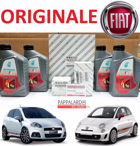Kit Tagliando Fiat Panda 500 900 Twinair Lancia Ypsilon 0.9 Filtri 3 Olio Copia - Foto 2