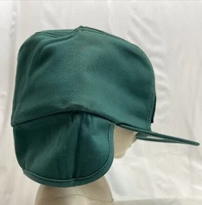 Vintage  K-Products Dekalb Seed Patch Green Hat Winter Ear Flap Cap Men's NOS