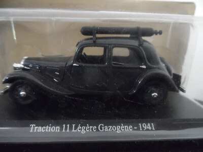 Modèle Réduit 1/43 Citroën Traction 11 Gazogène 1941 - Atlas - Neuf En Boîte D'Origine