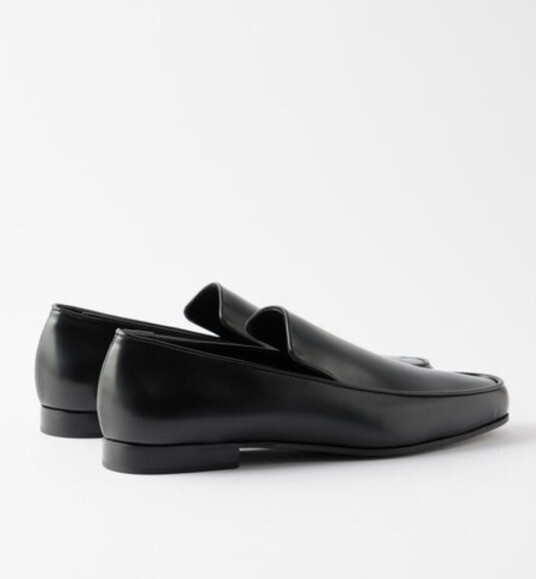 Toteme Oval Loafer Logo Black NIB Sz 40 US 10 | eBay