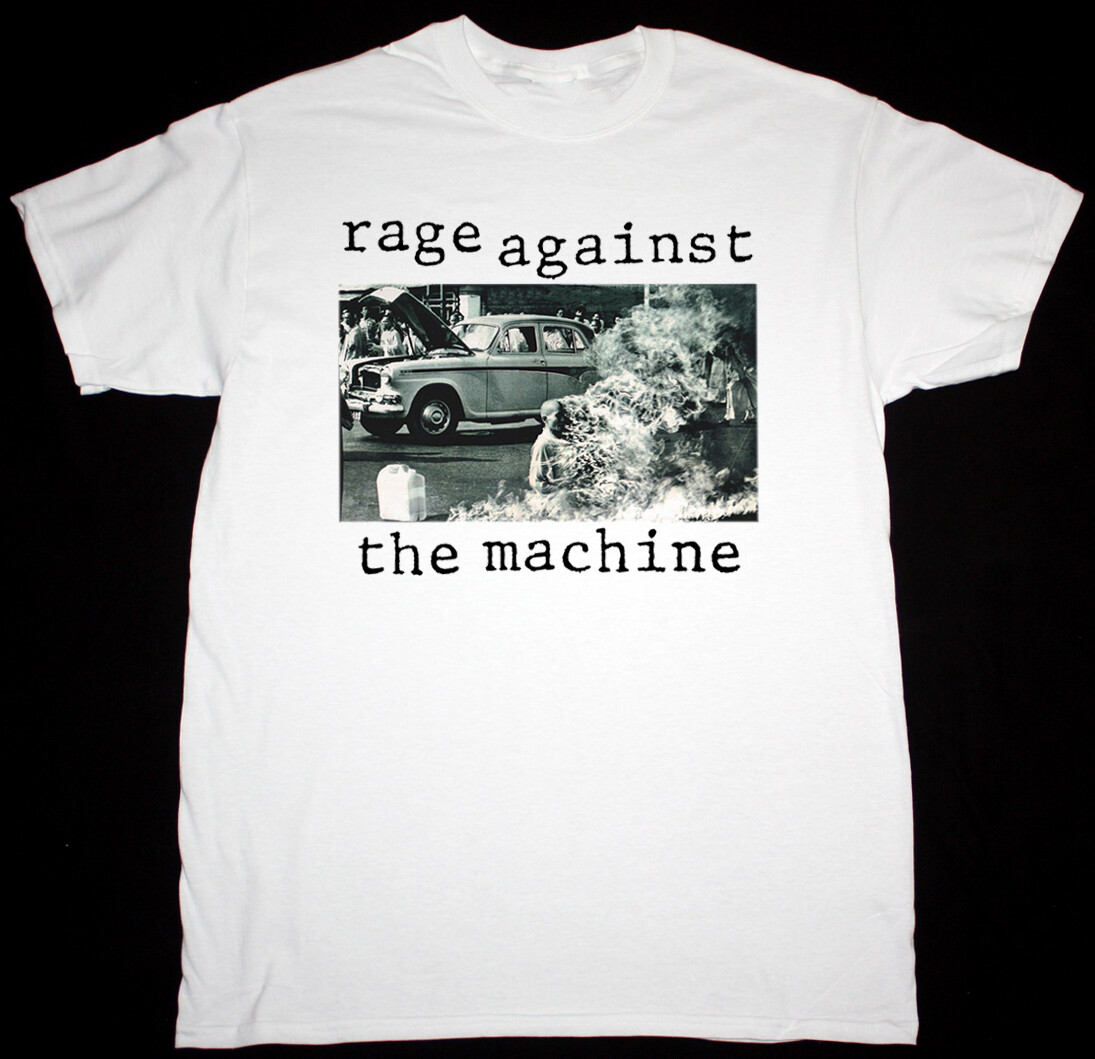 Vtg RAGE AGAINST THE MACHINE RATM 1992 Cotton White Unisex
