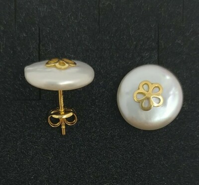 Boucles D'oreilles En Or 18K 750 Millièmes - Diamètre 11 Mm - Marque MR - Neuf Avec étiquettes